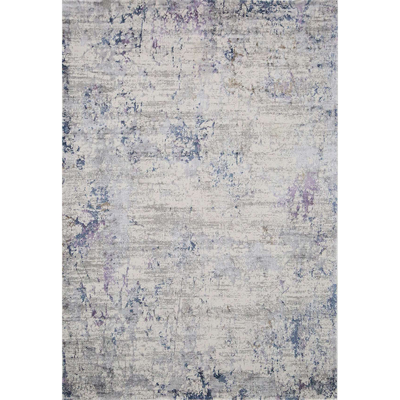 Chic Multi-Color Abstract Rug Polyester Industrial Style Carpet Machine Washable Non-Slip Backing Pet Friendly Rug for Decoration Gray-Khaki Clearhalo 'Area Rug' 'Rug' 2262951
