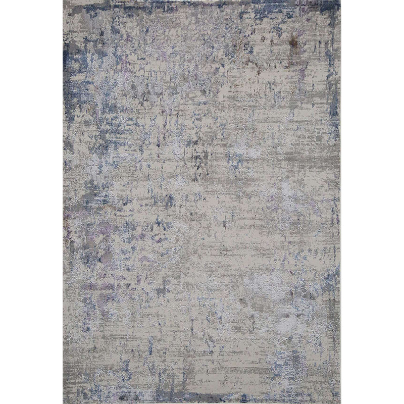 Chic Multi-Color Abstract Rug Polyester Industrial Style Carpet Machine Washable Non-Slip Backing Pet Friendly Rug for Decoration Gray-Blue Clearhalo 'Area Rug' 'Rug' 2262952