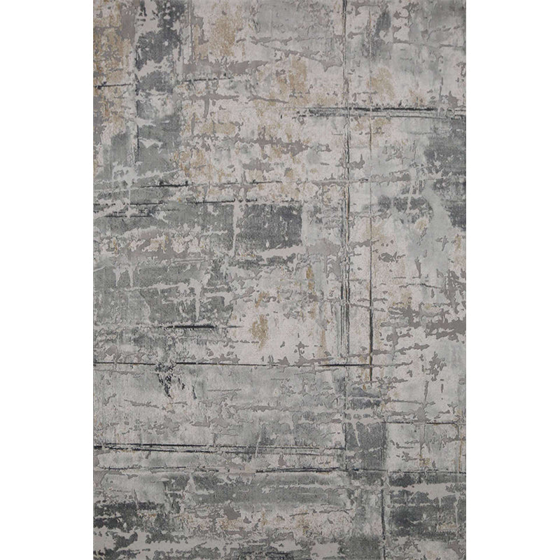 Reclaimed Abstract Rug Multi Color Industrial Carpet Polyester Washable Anti-Slip Backing Stain Resistant Rug for Living Room Gray-Khaki Clearhalo 'Area Rug' 'Rug' 2262977