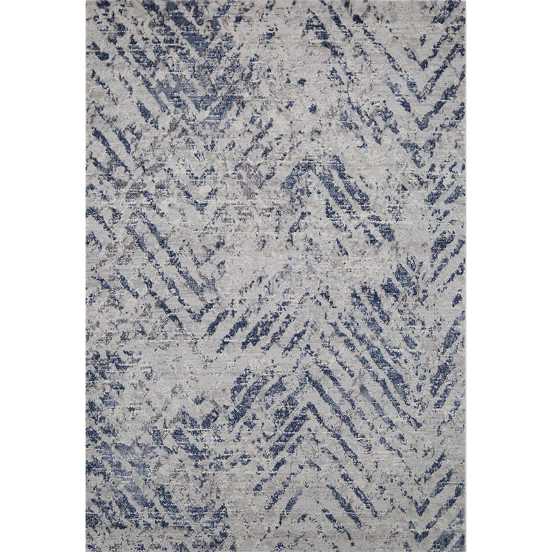 Industrial Room Area Rug Multi Colored Rusty Print Rug Polypropylene Pet Friendly Washable Anti-Slip Rug Gray Blue Clearhalo 'Area Rug' 'Rug' 2262992