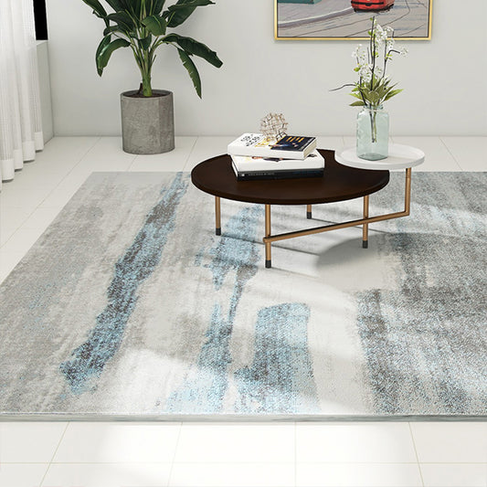 Aesthetics Abstract Rug Multi Color Industrial Area Carpet Synthetics Non-Slip Backing Washable Pet Friendly Rug for Home Clearhalo 'Area Rug' 'Rug' 2263003