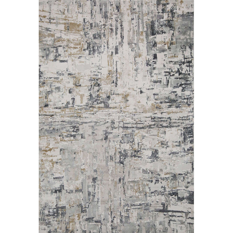 Artistic Industrial Rug Multi Colored Abstract Rust Look Rug Anti-Slip Washable Stain Resistant Rug for Parlor Beige-Coffee Clearhalo 'Area Rug' 'Rug' 2263016
