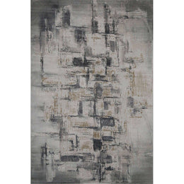 Artistic Industrial Rug Multi Colored Abstract Rust Look Rug Anti-Slip ...