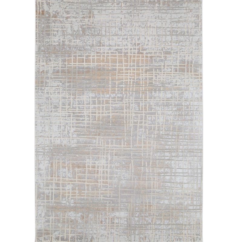 Multicolor Aged Effect Abstract Rug Polyester Industrial Area Rug Non-Slip Machine Washable Stain Resistant Rug for Decoration Cream Gray Clearhalo 'Area Rug' 'Rug' 2263036
