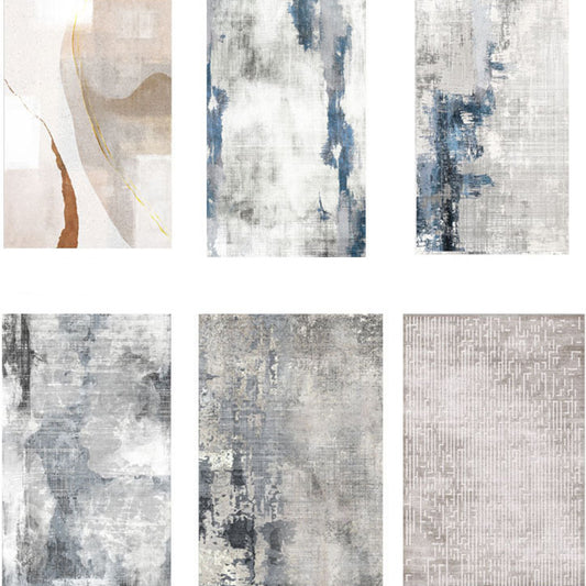 Simplicity Rustic Look Rug Multi-Color Industrial Rug Synthetics Pet Friendly Machine Washable Anti-Slip Backing Rug for Great Room Clearhalo 'Area Rug' 'Rug' 2263085