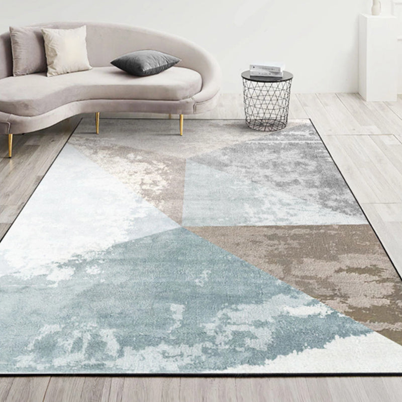 Simplicity Rustic Look Rug Multi-Color Industrial Rug Synthetics Pet Friendly Machine Washable Anti-Slip Backing Rug for Great Room Light Green Clearhalo 'Area Rug' 'Rug' 2263088