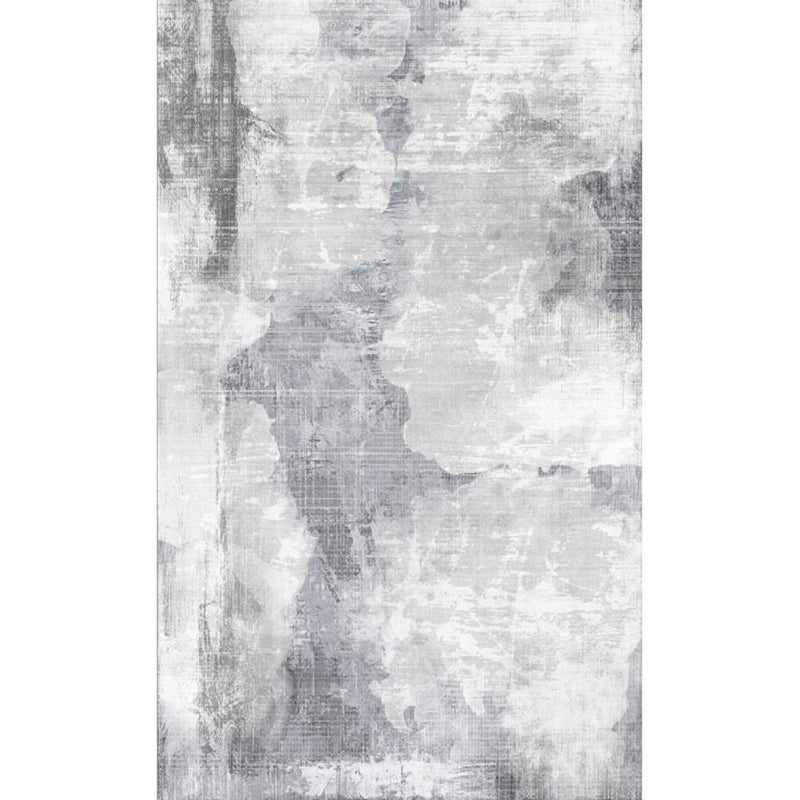 Simplicity Rustic Look Rug Multi-Color Industrial Rug Synthetics Pet Friendly Machine Washable Anti-Slip Backing Rug for Great Room Gray-White Clearhalo 'Area Rug' 'Rug' 2263093