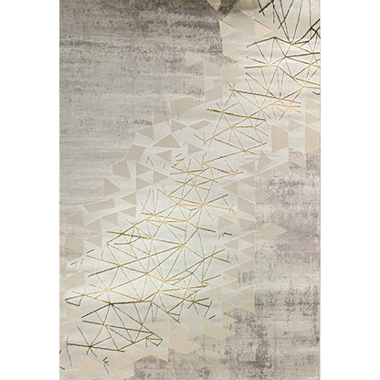 Multicolor Living Room Rug Industrial Geometric Abstract Rug Synthetics Pet Friendly Anti-Slip Washable Rug Light Beige Clearhalo 'Area Rug' 'Rug' 2263134