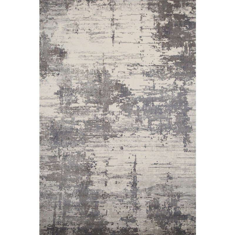 Old Multicolor Rusted Rug Polyester Steampunk Rug Machine Washable Anti-Slip Backing Pet Friendly Rug for Home Gray-Khaki Clearhalo 'Area Rug' 'Rug' 2263151