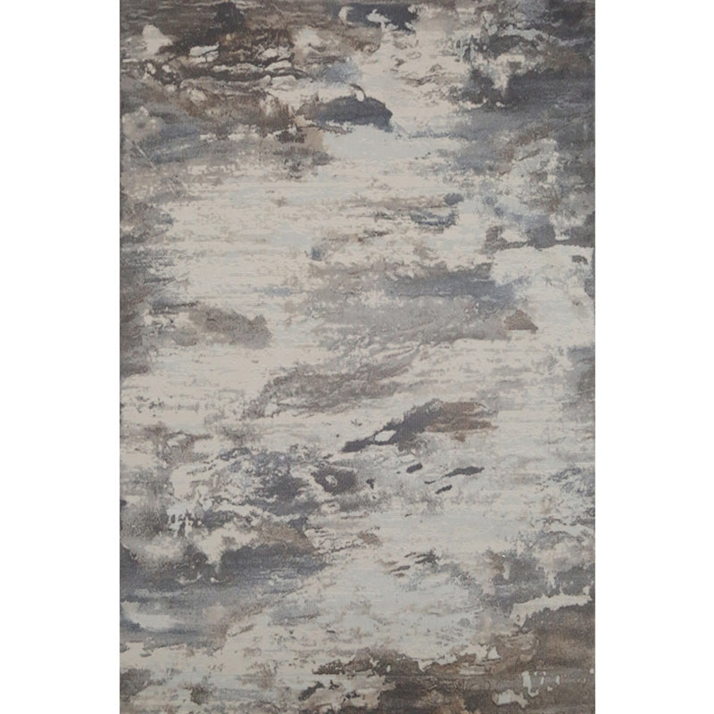Old Multicolor Rusted Rug Polyester Steampunk Rug Machine Washable Anti-Slip Backing Pet Friendly Rug for Home Grey Clearhalo 'Area Rug' 'Rug' 2263153