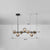 Glass Bubble Hanging Lamp Postmodernism LED Island Lighting Fixture for Dining Room 7 Black Smoke Grey Clearhalo 'Ceiling Lights' 'Island Lights' Lighting' 2265881