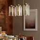 Tubular Island Ceiling Light Post-Modern Glass Dining Room Suspension Pendant Light Clearhalo 'Ceiling Lights' 'Island Lights' Lighting' 2265978
