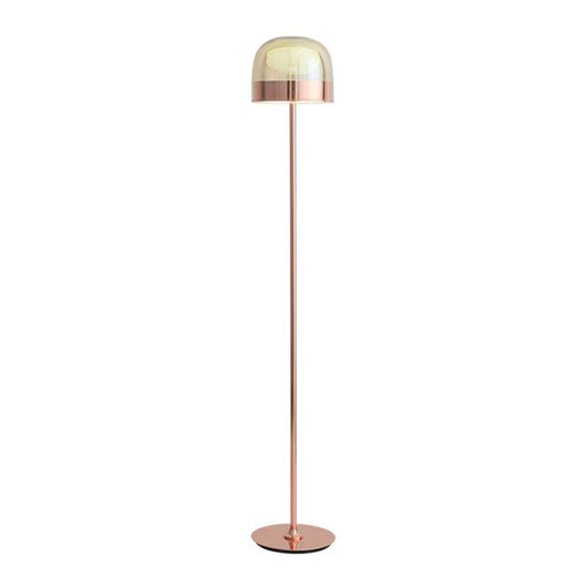 Equator Floor Lamp Designer Bowl Glass Living Room LED Standing Light for Living Room Clearhalo 'Floor Lamps' 'Lamps' Lighting' 2266090