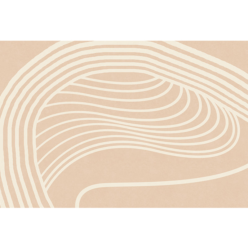 Artistic Minimalist Rug Multi Color Abstract Color-Blocking Rug Pet Friendly Washable Anti-Slip Rug for Drawing Room Light Orange Clearhalo 'Area Rug' 'Rug' 2266610