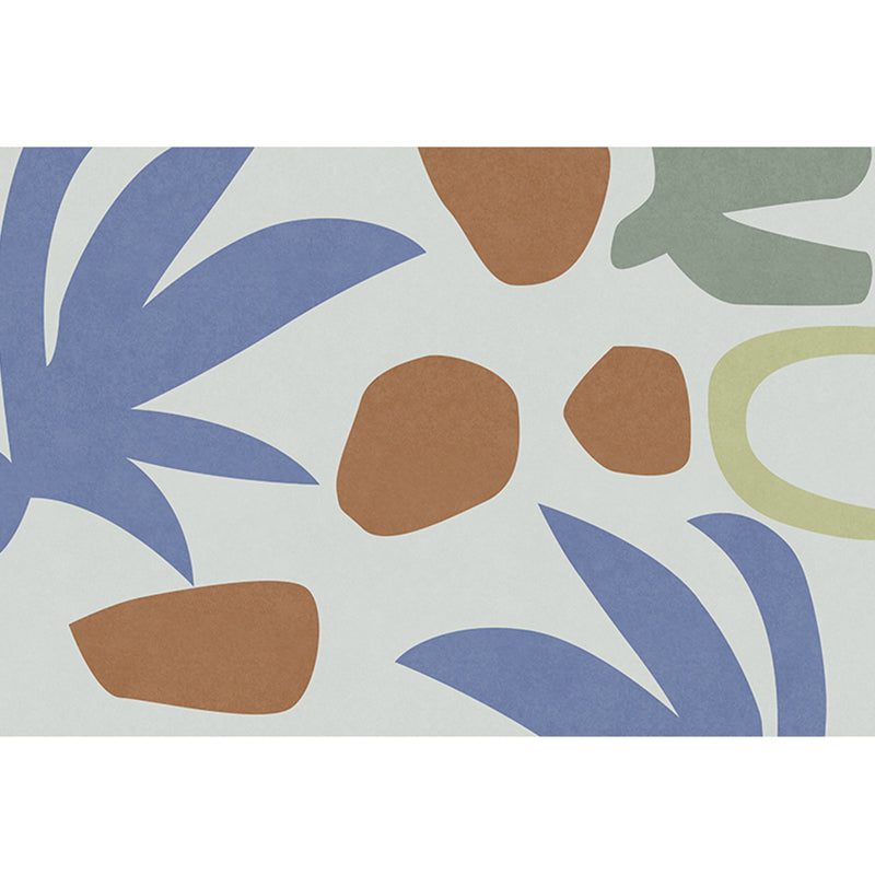 Artistic Minimalist Rug Multi Color Abstract Color-Blocking Rug Pet Friendly Washable Anti-Slip Rug for Drawing Room Blue Clearhalo 'Area Rug' 'Rug' 2266618