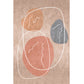 Multi Color Home Area Rug Nordic Abstract Color Block Rug Polyester Stain Resistant Non-Slip Backing Machine Washable Rug Light Brown Clearhalo 'Area Rug' 'Rug' 2266642