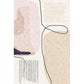 Multi Color Home Area Rug Nordic Abstract Color Block Rug Polyester Stain Resistant Non-Slip Backing Machine Washable Rug Light Pink Clearhalo 'Area Rug' 'Rug' 2266649
