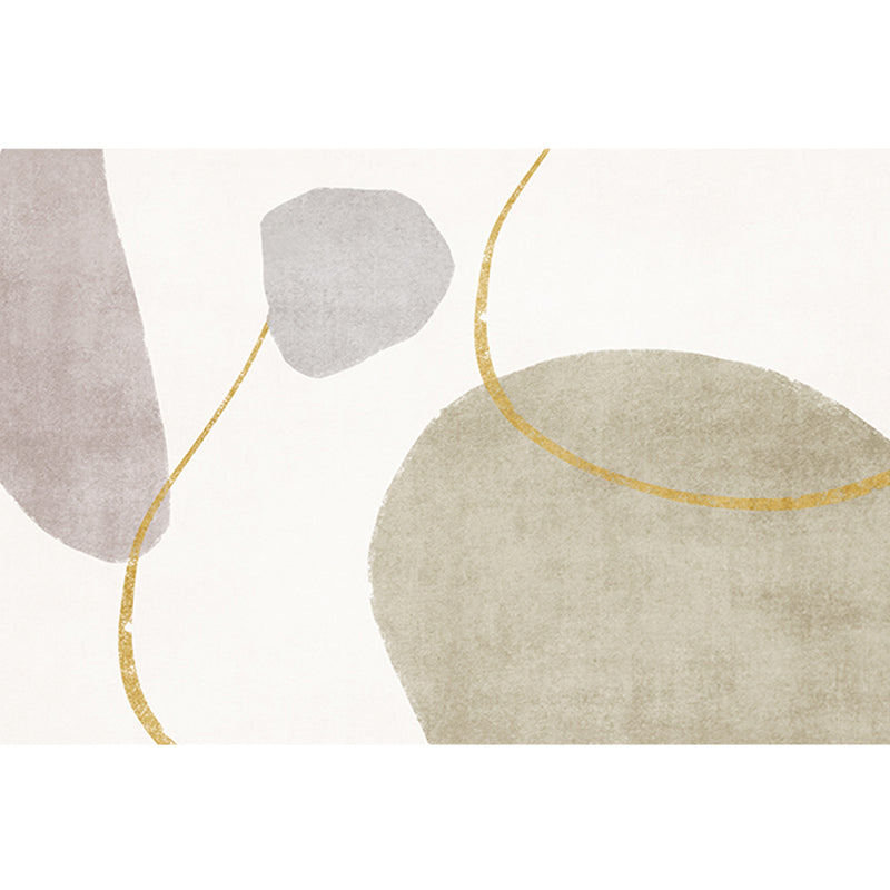 Multicolor Color Block Rug Polyester Nordic Indoor Rug Stain Resistant Washable Anti-Slip Rug for Decoration Gray-Green Clearhalo 'Area Rug' 'Rug' 2266660