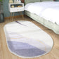 Minimalism Girls Bedside Rug Multi Color Colorblock Carpet Polyester Anti-Slip Backing Machine Washable Pet Friendly Rug Purple Clearhalo 'Area Rug' 'Rug' 2266690