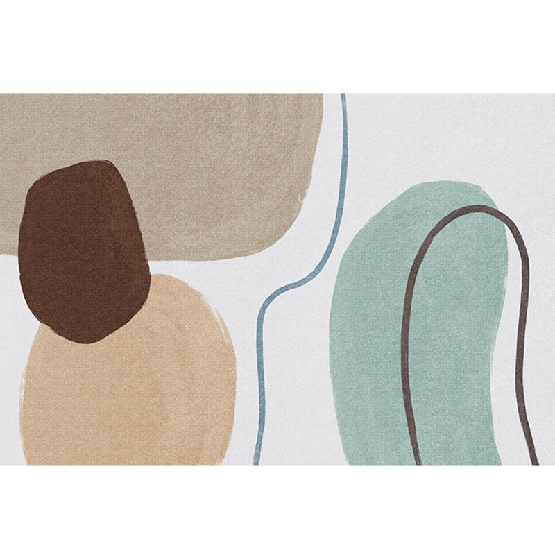 Original Design Scandinavian Style Rug Multicolor Abstract Colorblock Rug Washable Non-Slip Stain Resistant Rug for Room Grey Clearhalo 'Area Rug' 'Rug' 2266710