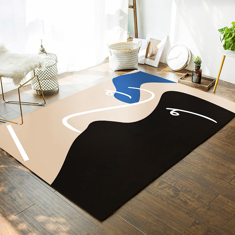 Decorative Modern Rug Multicolor Picasso Abstract Figure Art Rug Washable Pet Friendly Anti-Slip Backing Carpet for Home Clearhalo 'Area Rug' 'Rug' 2266740