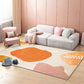 Contemporary Morandi Colorblock Abstract Rug Multi Color Polypropylene Rug Stain Resistant Non-Slip Pet Friendly Rug for Living Room Yellow-Red Clearhalo 'Area Rug' 'Rug' 2266750
