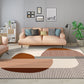 Contemporary Morandi Colorblock Abstract Rug Multi Color Polypropylene Rug Stain Resistant Non-Slip Pet Friendly Rug for Living Room Brown Clearhalo 'Area Rug' 'Rug' 2266752