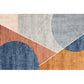 Nordic Color-Block Stripe Print Rug Multi-Colored Polypropylene Carpet Stain Resistant Anti-Slip Pet Friendly Rug for Drawing Room Smoke Gray Clearhalo 'Area Rug' 'Rug' 2266829