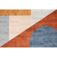 Nordic Color-Block Stripe Print Rug Multi-Colored Polypropylene Carpet Stain Resistant Anti-Slip Pet Friendly Rug for Drawing Room Red Clearhalo 'Area Rug' 'Rug' 2266831