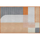 Funky Nordic Style Rug Multicolor Line Print Geometric Color Block Rug Stain Resistant Pet-Friendly Anti-Slip Carpet for Decor Yellow-Red Clearhalo 'Area Rug' 'Rug' 2266846