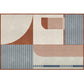 Funky Nordic Style Rug Multicolor Line Print Geometric Color Block Rug Stain Resistant Pet-Friendly Anti-Slip Carpet for Decor Cream Gray Clearhalo 'Area Rug' 'Rug' 2266848