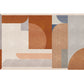 Funky Nordic Style Rug Multicolor Line Print Geometric Color Block Rug Stain Resistant Pet-Friendly Anti-Slip Carpet for Decor Brown Clearhalo 'Area Rug' 'Rug' 2266852