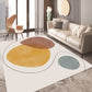 Minimalist Interior Area Rug Multicolor Morandi Color Block Art Rug Polypropylene Pet Friendly Non-Slip Washable Rug Gray-Yellow Clearhalo 'Area Rug' 'Rug' 2266892