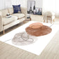 Minimalist Interior Area Rug Multicolor Morandi Color Block Art Rug Polypropylene Pet Friendly Non-Slip Washable Rug Dark Brown Clearhalo 'Area Rug' 'Rug' 2266893