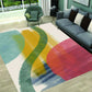 Minimalist Interior Area Rug Multicolor Morandi Color Block Art Rug Polypropylene Pet Friendly Non-Slip Washable Rug Pink Clearhalo 'Area Rug' 'Rug' 2266899