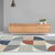 Creative Geometric Color-Block Rug Multi Color Nordic Carpet Synthetics Anti-Slip Stain Resistant Machine Washable Rug for Home Tan Clearhalo 'Area Rug' 'Rug' 2266941