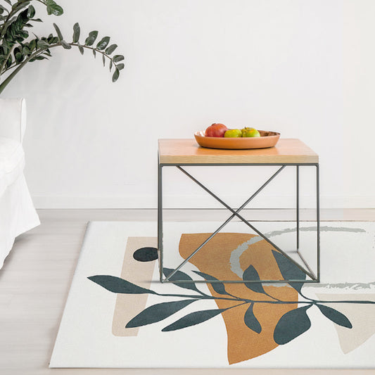 Minimalistic Nordic Rug Multicolor Abstract Color Block Carpet Anti-Slip Stain Resistant Pet Friendly Rug for Drawing Room Clearhalo 'Area Rug' 'Rug' 2266961