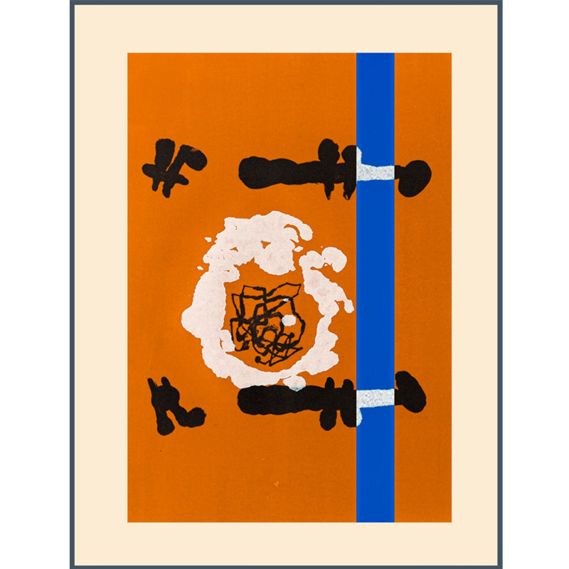 Minimalistic Nordic Rug Multicolor Abstract Color Block Carpet Anti-Slip Stain Resistant Pet Friendly Rug for Drawing Room Yellow-Red Clearhalo 'Area Rug' 'Rug' 2266967