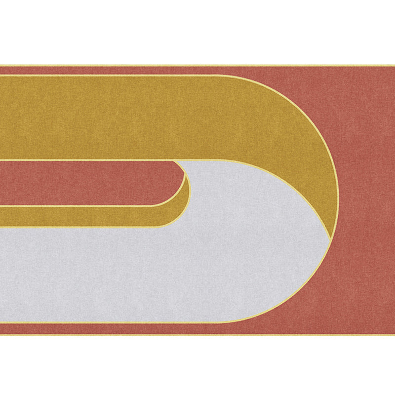 Modern Geometric Color Block Rug Multi-Color Synthetics Area Carpet Pet Friendly Washable Non-Slip Backing Rug for Sitting Room Yellow Clearhalo 'Area Rug' 'Rug' 2267013