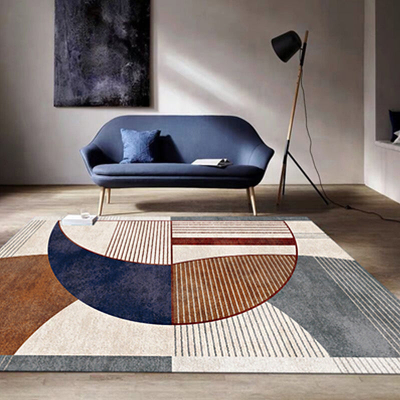Artistry Geometrical Color Block Rug Multi-Colored Nordic Rug ...