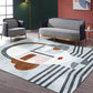 Artistry Geometrical Color Block Rug Multi-Colored Nordic Rug Polypropylene Anti-Slip Machine Washable Pet Friendly Rug for Great Room Gray-Green Clearhalo 'Area Rug' 'Rug' 2267050