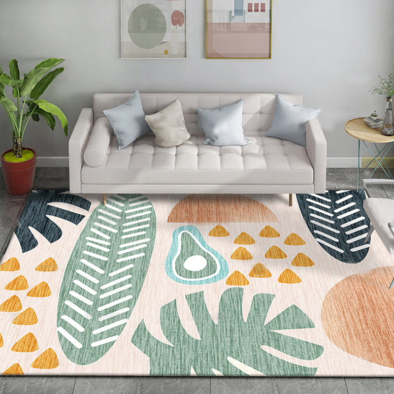 Multi Color Modernist Rug Synthetics Morandi Color Block Abstract Rug Washable Stain Resistant Anti-Slip Rug for Decoration Clearhalo 'Area Rug' 'Rug' 2267063