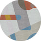 Decorative Geometrical Color-Block Rug Multicolor Nordic Carpet Polypropylene Stain Resistant Pet Friendly Non-Slip Backing Rug for Room Silver Gray Clearhalo 'Area Rug' 'Rug' 2267104