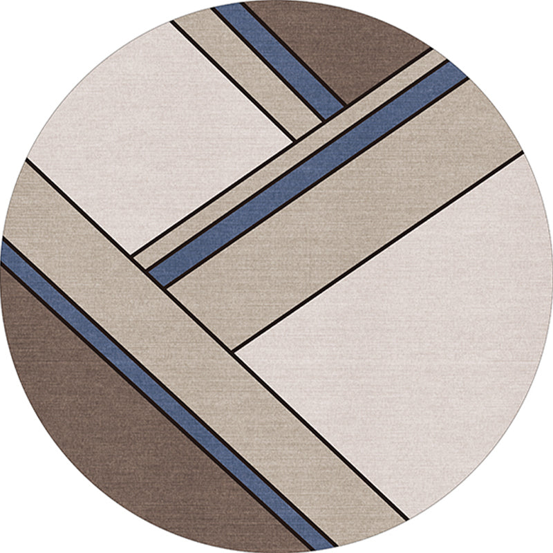 Decorative Geometrical Color-Block Rug Multicolor Nordic Carpet Polypropylene Stain Resistant Pet Friendly Non-Slip Backing Rug for Room Coffee Clearhalo 'Area Rug' 'Rug' 2267105