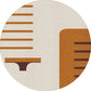 Decorative Geometrical Color-Block Rug Multicolor Nordic Carpet Polypropylene Stain Resistant Pet Friendly Non-Slip Backing Rug for Room Beige-Coffee Clearhalo 'Area Rug' 'Rug' 2267115