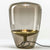Glass Bud Shaped Table Lamp Minimalist 1 Head Nightstand Light with Inner Saucer Shade for Living Room Cognac Clearhalo 'Lamps' 'Table Lamps' Lighting' 2268751