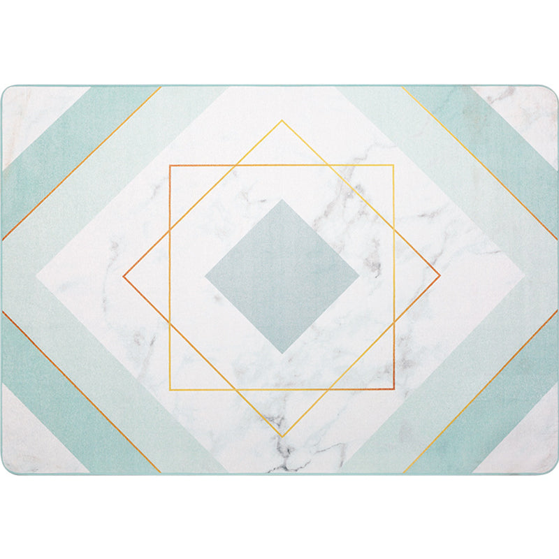 Glam Geometric Print Rug Multicolor Contemporary Rug Polypropylene Machine Wash Anti-Slip Pet Friendly Rug for Home Clearhalo 'Area Rug' 'Modern' 'Rugs' Rug' 2274632