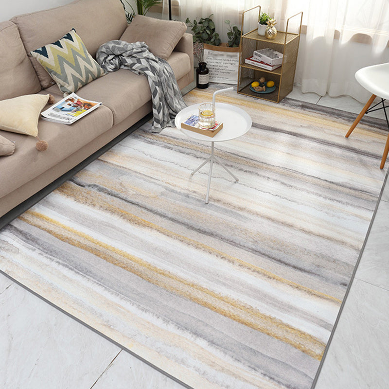 Glam Geometric Print Rug Multicolor Contemporary Rug Polypropylene Machine Wash Anti-Slip Pet Friendly Rug for Home Light Brown Clearhalo 'Area Rug' 'Modern' 'Rugs' Rug' 2274642