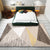 Fashion Modernism Rug Multi Colored Geometric Rug Stain Resistant Machine Wash Anti-Slip Backing Rug for Family Room Brown Clearhalo 'Area Rug' 'Modern' 'Rugs' Rug' 2274659