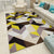 Minimalistic Living Room Rug Multi Color Geometric Print Rug Polypropylene Machine Washable Stain Resistant Non-Slip Rug Yellow-Brown Clearhalo 'Area Rug' 'Modern' 'Rugs' Rug' 2274697